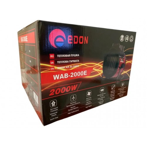 Электрическая тепловая пушка Edon WAB-2000R