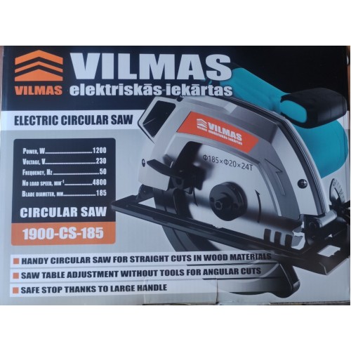 Пила дисковая Vilmas 1900-CS-185