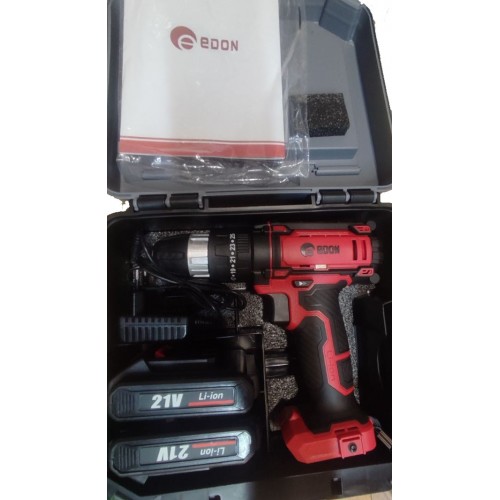 Шуруповерт аккумуляторный Edon AD-21CP KOL (Набор)