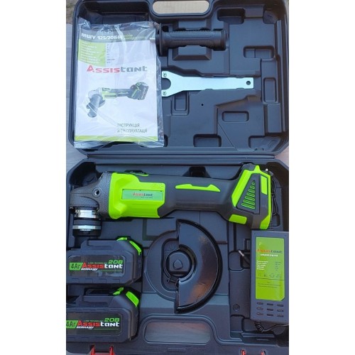 Аккумуляторная болгарка Assistant МШУ 125/20 БЩ