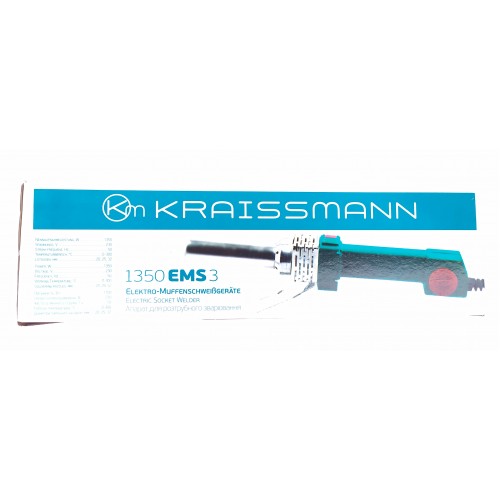 Паяльник для пластиковых труб Kraissmann 1350 EMS 3